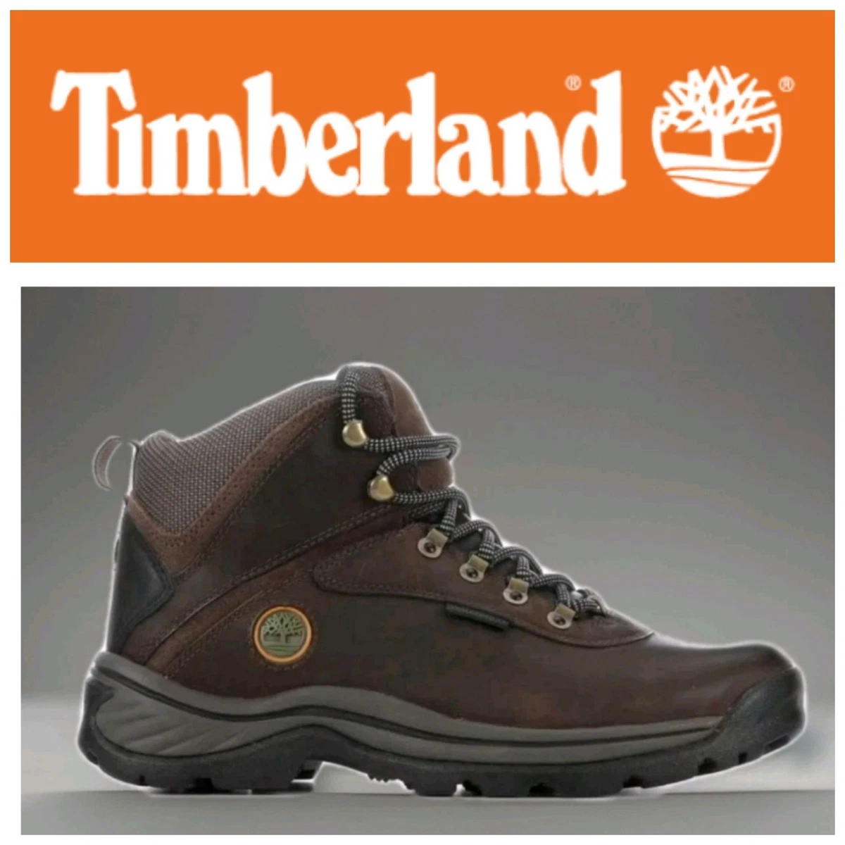 Timberland Men\'s Dark Brown High-Top Leather Boots with White Sole The 9 Best Men main image 3