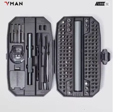 VMAN 156-in-1 Mini Electric Screwdriver Set Magnetic Bits for iPhone PC Watch
