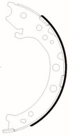 Textar Bremsbackensatz, Feststellbremse 91083100
