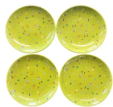 Opalhouse Stoneware Appetizer Plates 4-Pack – New, Dishwasher & Microwave Safe