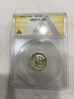 1942/1 ANACS AU55 MERCURY DIME
