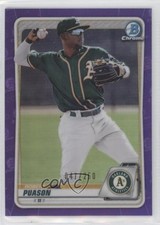 2020 Bowman Draft Chrome Purple Refractor 47/250 Robert Puason #BD-155 13b2