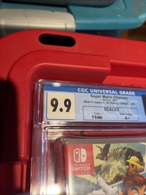 CGC PSA Graded 9+ Nintendo Switch Mario Game & Card Lot Odyssey, Wonder, & Party