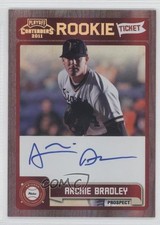 2011 Playoff Contenders Rookie Tickets Signatures Archie Bradley #RT15 Auto 2u8
