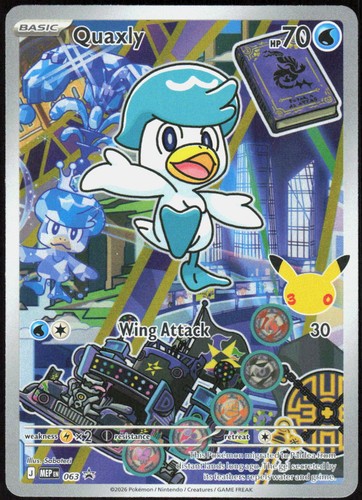 Quaxly 063 Holofoil Promo ME: Mega Evolution Promo NM Pokemon