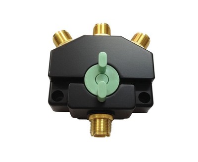 Anteenna TA-103 3 Position Coaxial Switch for 144/440MHz HAM BLACK & GOLDEN 