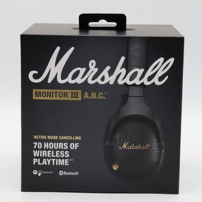 Marshall Monitor III ANC Wireless Noise Cancelling Kopfhörer Schwarz 70Hr BT5.3