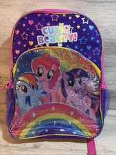 My Little Pony Pony Full Size Backpack Zip Adjustable Strap  Cutie Beauty  