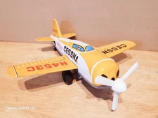 NICE VINTAGE  KOYO 1950'S TIN LITHO  FRICTION CESSNA N453C AIRPLANE
