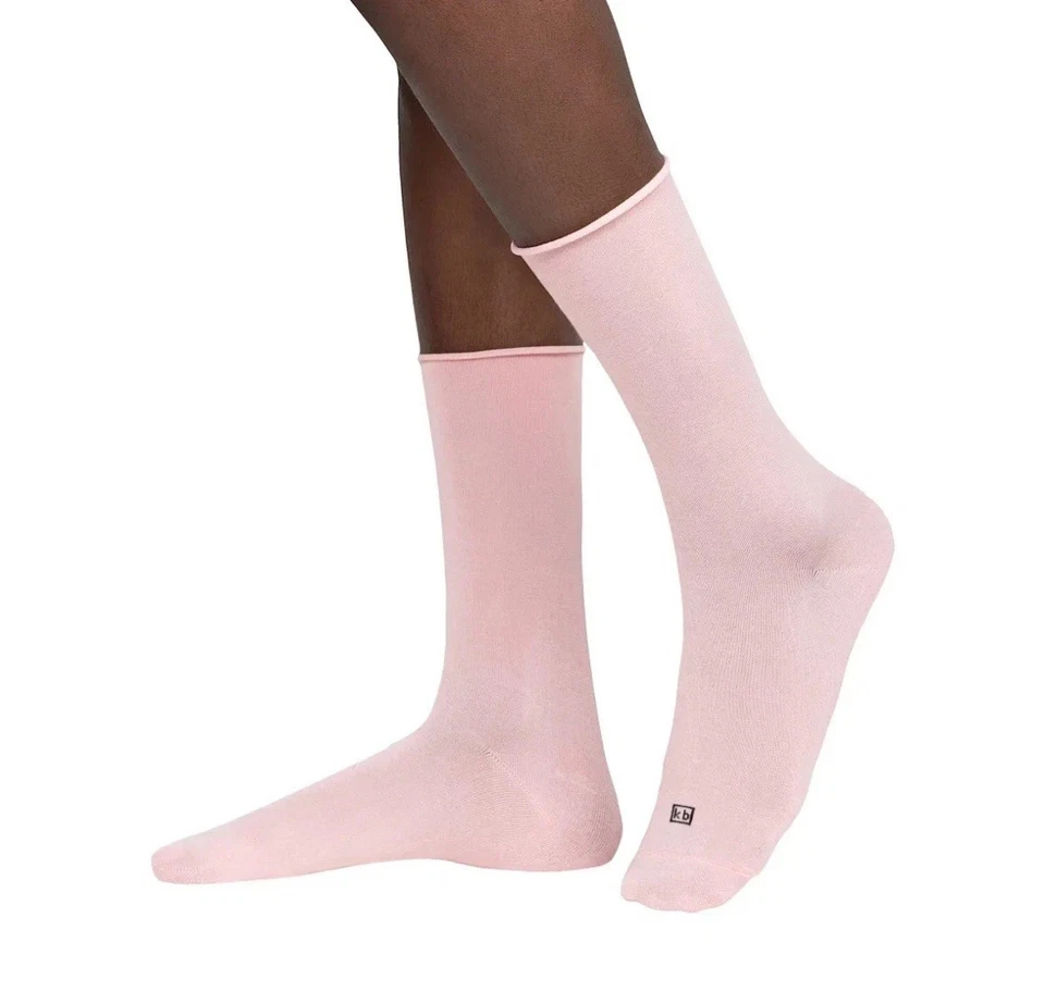 K. Bell Mujer 6 Pares Modal Roll Top Crew Calcetines, Multi, Talla de Zapato: 5.5-10 Foto 4 de 4