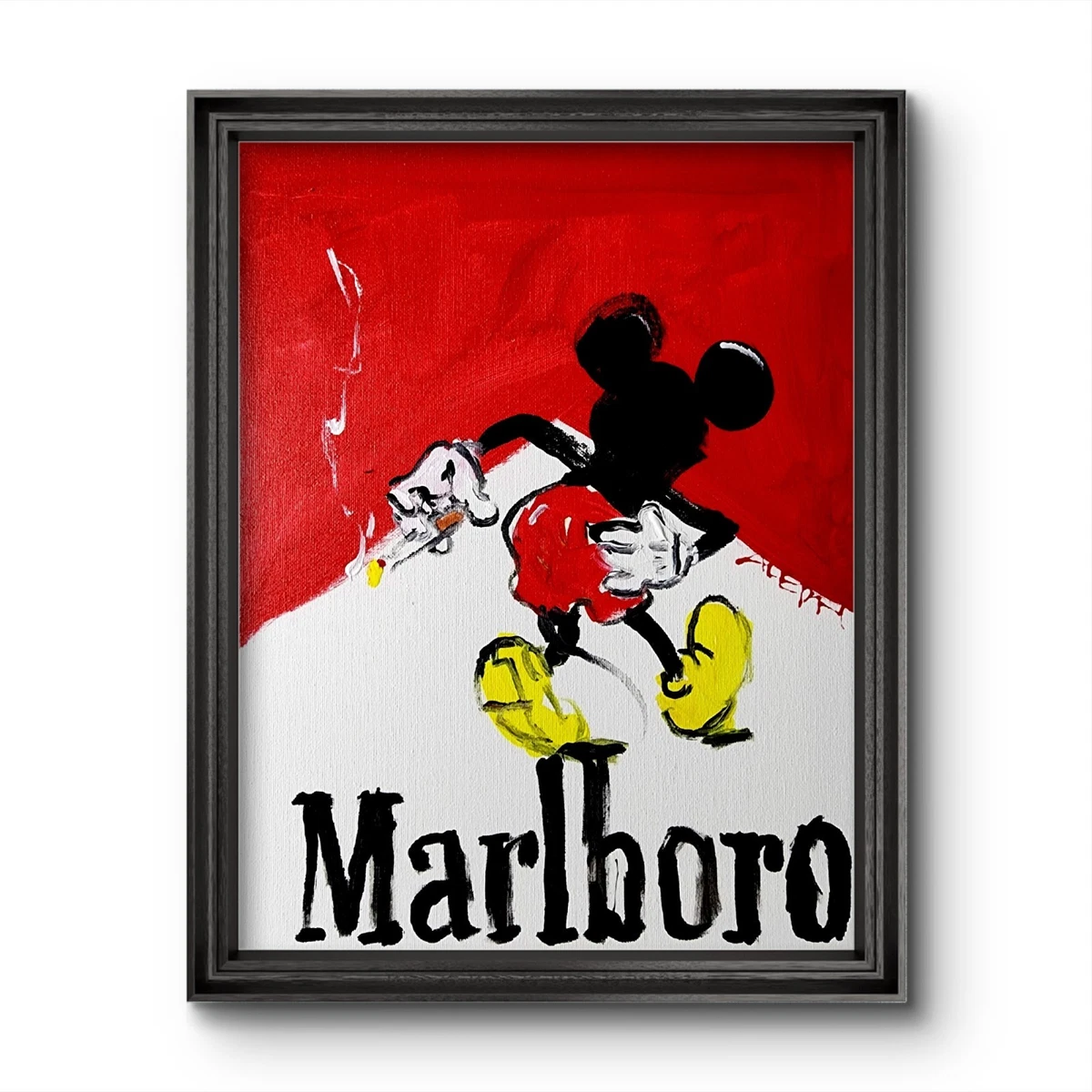 Preços baixos em Mickey Mouse Arte em Pinturas de Arte | eBay