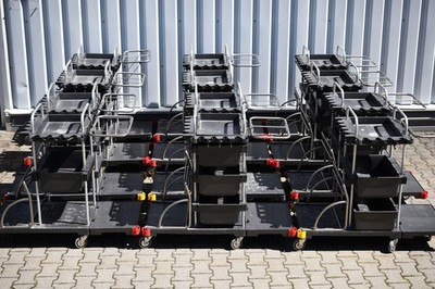12x Vermop Equipe Sprint Reinigungswagen - Putzwagen Profi Gewerbe - Zubehör