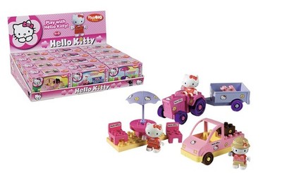 BIG / unico 800057018 - PlayBIG Bloxx Hello Kitty Starter-Set, 3-fach sortiert