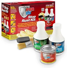 New POR-15 40909 Stop Rust Kit, Non-Porous Coating Seals/ Protects- Gloss Black