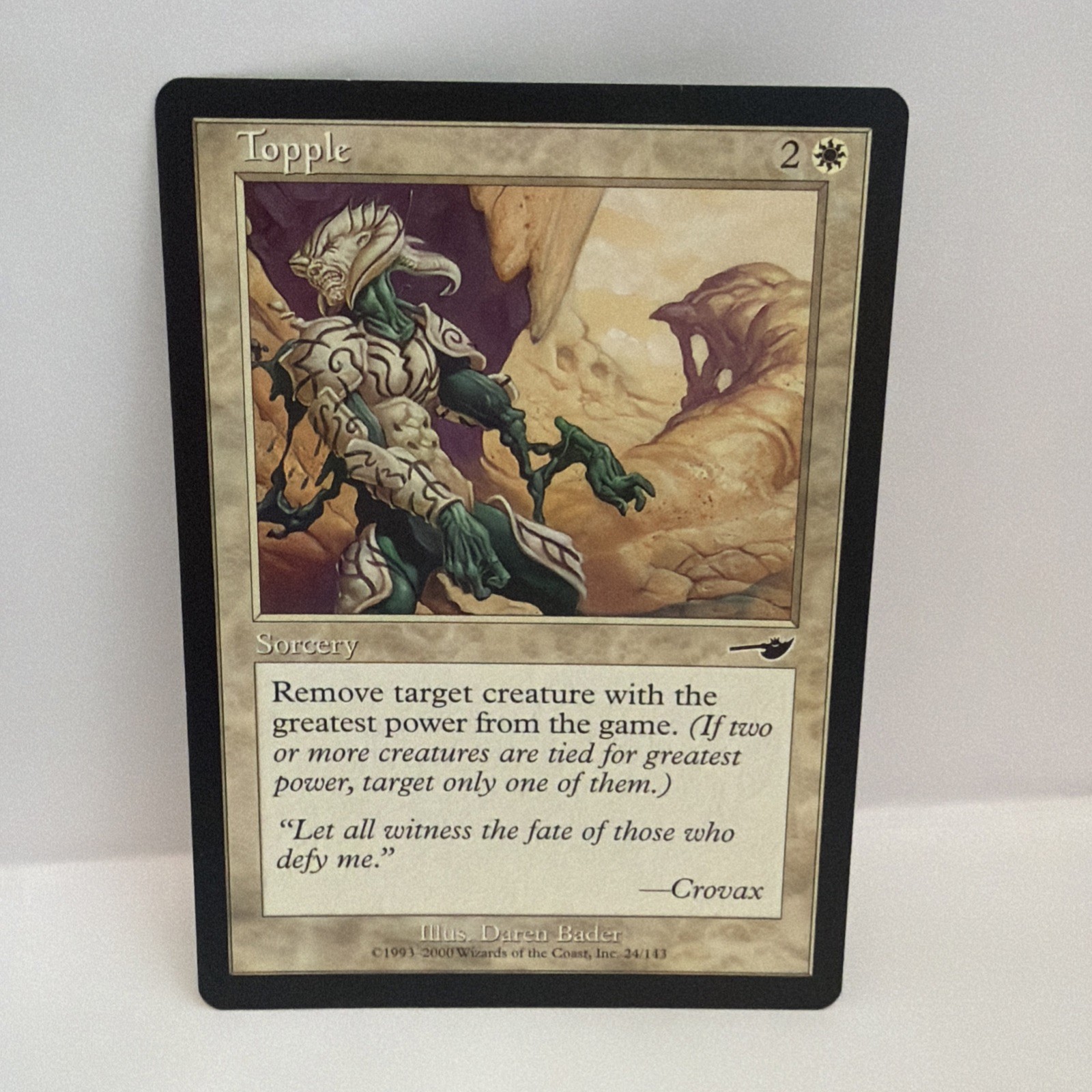 Magic the Gathering MTG Nemesis TOPPLE 24/143