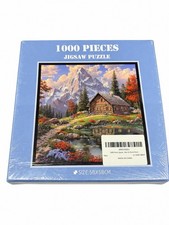 Mountain Scene 1000 Pc Jigsaw Puzzle, Brand New-Sealed Box 