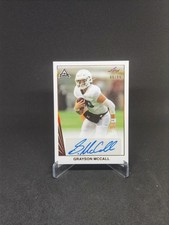 2021 Leaf Memories Grayson McCall rookie auto '90 #d/99 RARE Wolfpack