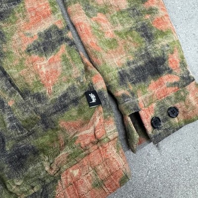 Stussy Reverse Jacquard Bryan Jacket Floral Psychedelic Sz XL | eBay