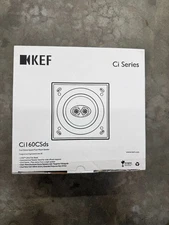 KEF Ci160CSds In-Ceiling Stereo Speaker. New. Free shipping.