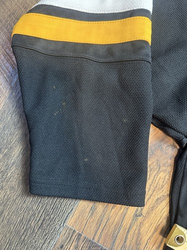 Boston Bruins Celtics Reebok NHL maglia da hockey nera con lacci cucitura - XL - Foto 3 di 6