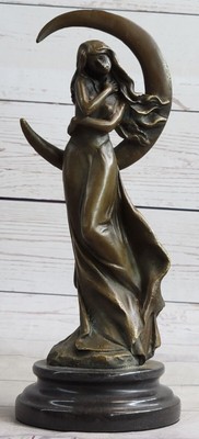 Aphrodites Birth Venus Skulptur Göttin Kalt Guss Bronze Statue Artefakt Dekor