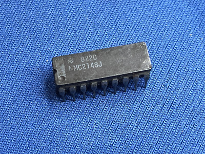 NMC2148J NSC RAM D2148 18-PIN CERDIP VINTAGE 1982 RARE LAST ONES QTY-1