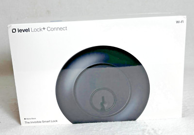 Level Lock+ (Wi-Fi + Bluetooth) works w/ Apple, Alexa, & Google; Matte Black
