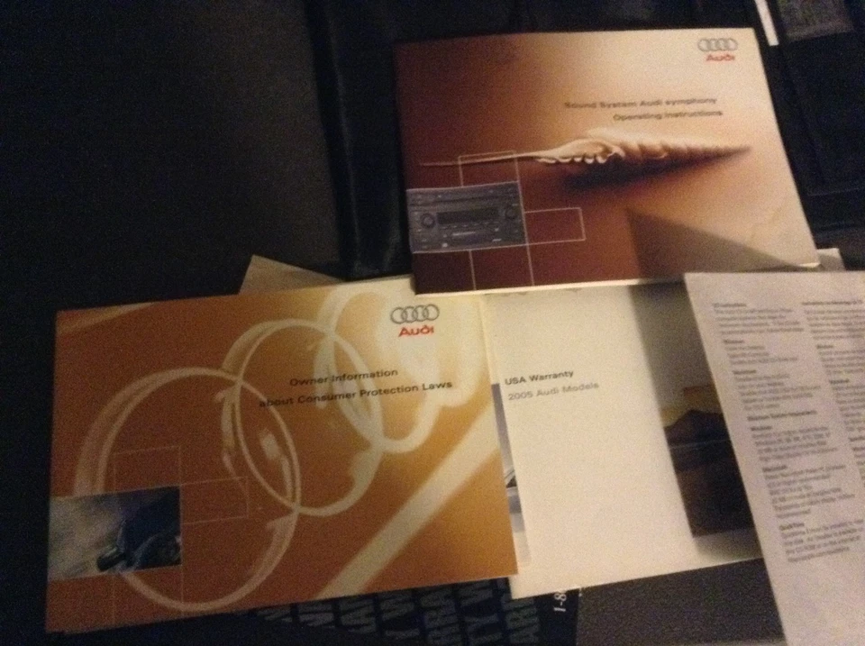 2005 Audi A4 Owners Maunal  - Image 2 of 3