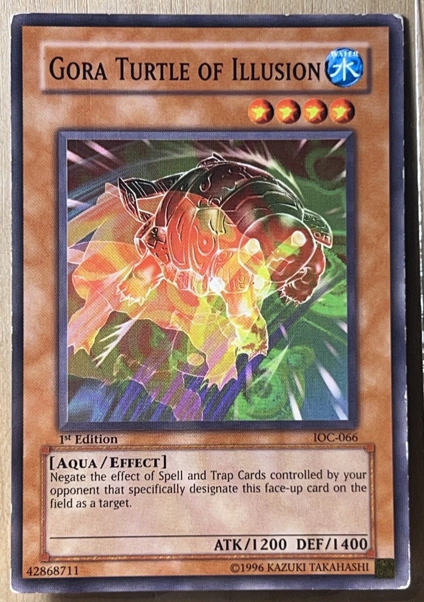 その他 L GEAR SOLID Trading Card 066 TURTLE 1st Edition 'Gora Turtle Of Illusion' (IOC-066) Yu-Gi-Oh! TCG