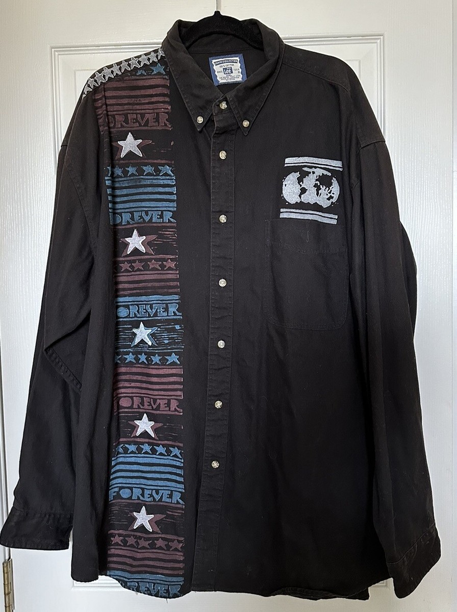 Lee × Ameri Vintage DENIM SHIRT Vintage 70s Denim Shirt, Streetwear Fashion, LEE Denim Shirt