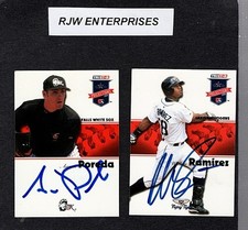2008 TRISTAR AARON POREDO-GREAT FALLS AUTOGRAPHED CARD-NM