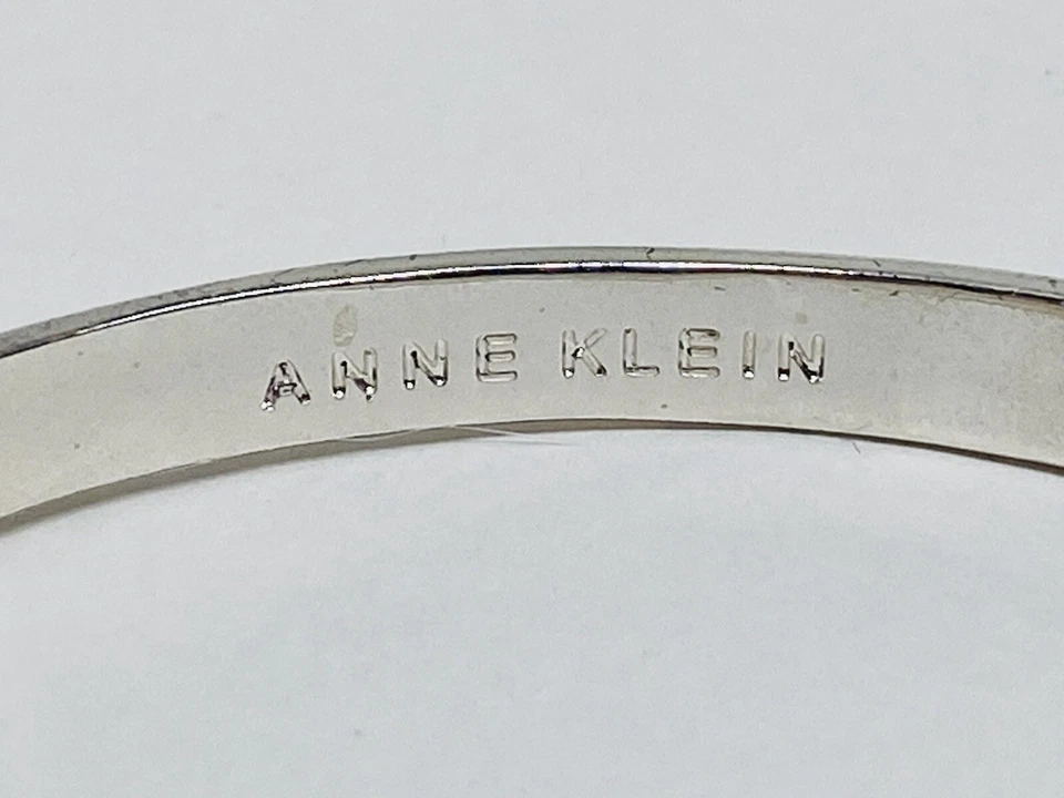 Anne Klein Crystal Pave Hinged Cuff Bracelet New in Box - Image 4 of 4