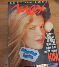 Max rivista aprile 1992-Kim Basinger-Connery-De Niro-Douglas-Golino-Koll-Beatty