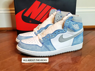 NIKE AIR JORDAN 1 HIGH OG HYPER ROYAL BLUE WHITE UNC 555088 NIKE AIR JORDAN 1 HIGH OG HYPER ROYAL BLUE WHITE UNC 555088