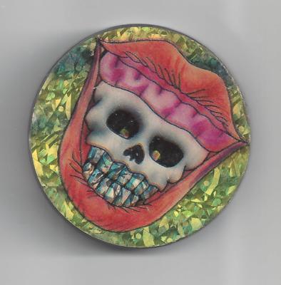 Plastic Slammer ''Skull ''  Weights One Half Ounce