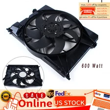 Radiator Cooling Fan Assembly For Mercedes Benz S550 Base Sedan 2007 2008-2013