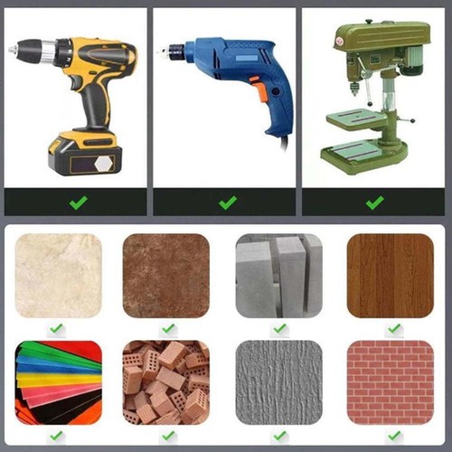 6mm-12mm Multifunction Drill Bit Eccentric Drill Crooked Head - WoodWorking ❁UK - Picture 18 of 25