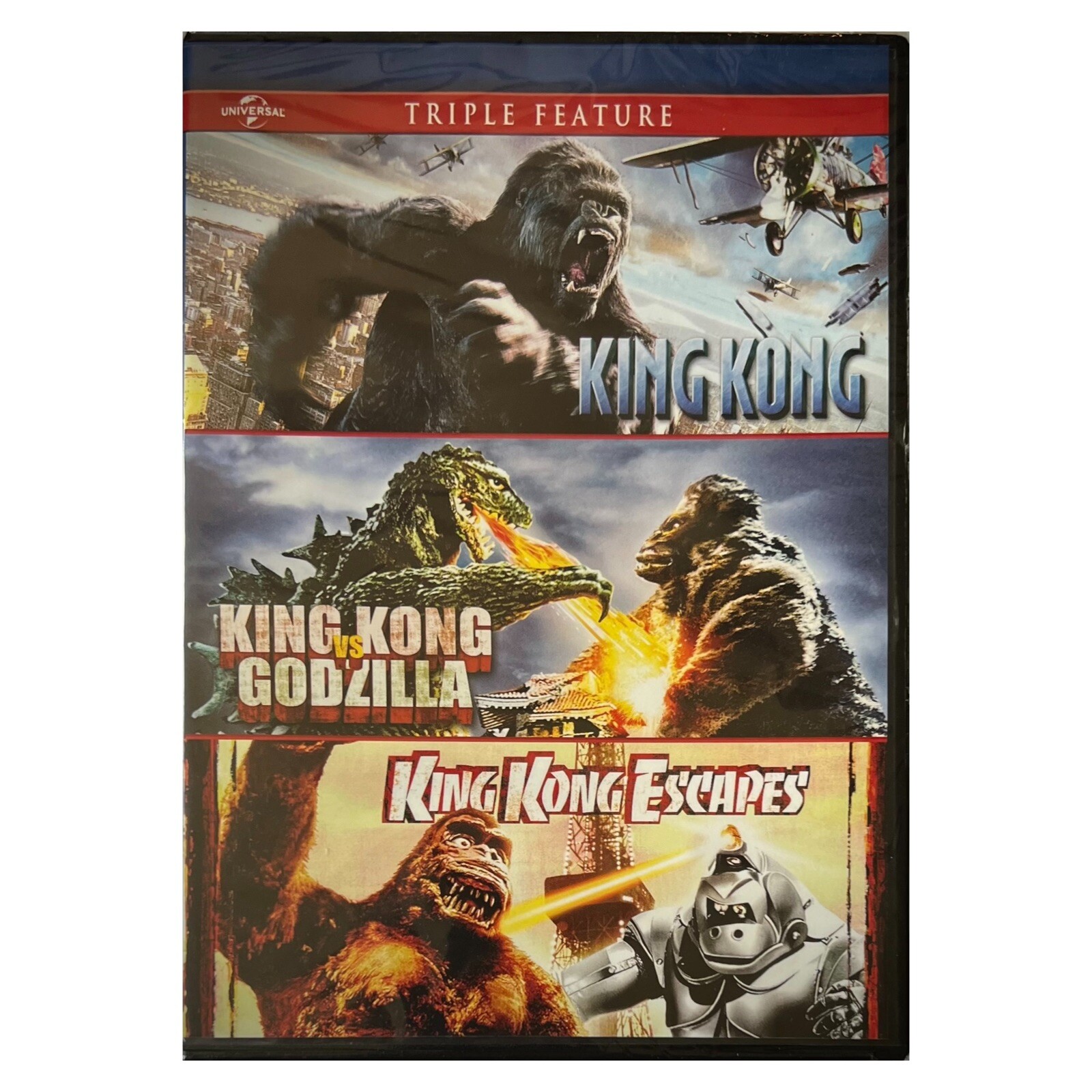 King Kong Triple Feature DVD 2014 Brand New Sealed