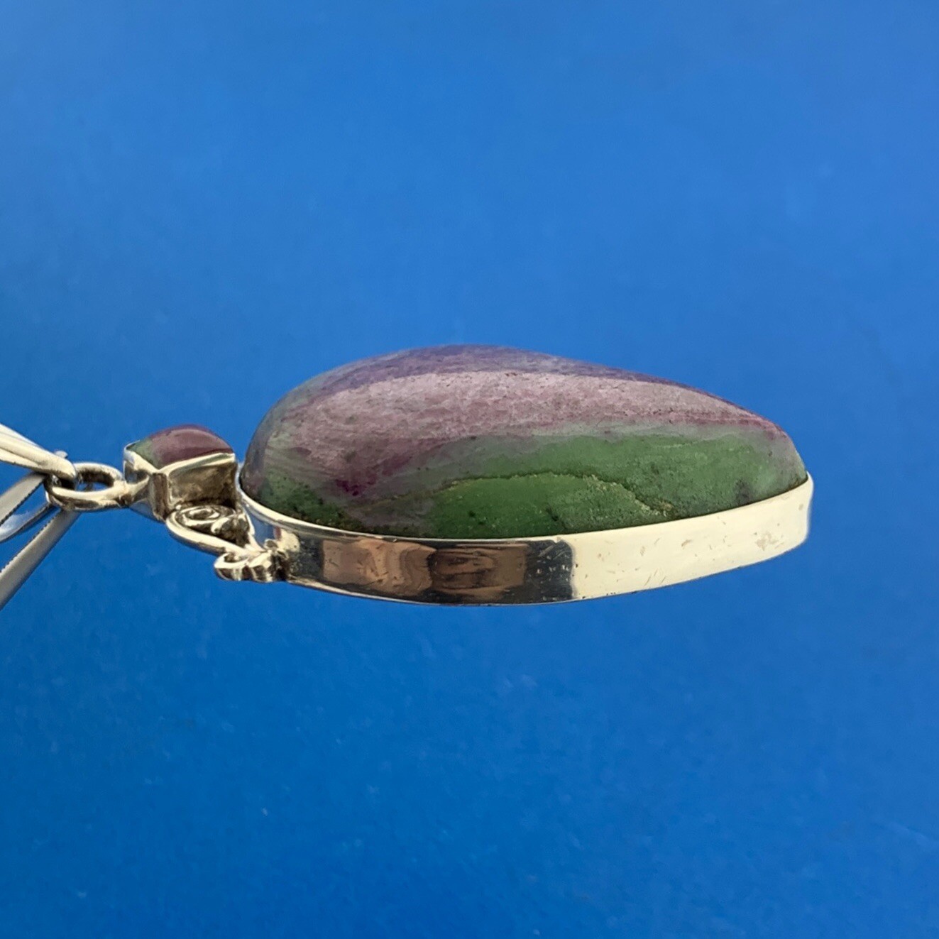 925 Sterling Silver Ruby Zoisite Third Eye Harmon… - image 3