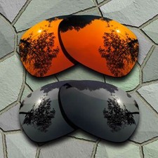 US Orange Red Grey Black Polarized Lenses Replacement For-Oakley Feedback