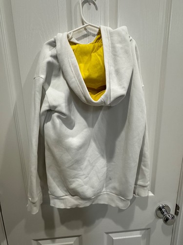 Boy's Adidas Lego Sweatshirt Pullover Hoodie White Yellow Red Size Small 8/10 - Picture 6 of 7