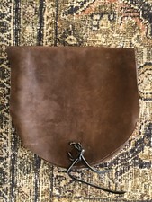 Leather Waist Belt Bag Brown Handmade Biker Belt Festival Boho One Of A Kind