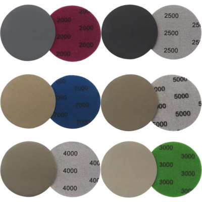 Schleifpapier 80Mm Klett, Runde Schleifscheiben 2000/2500/3000/4000/5000/7000 Gr