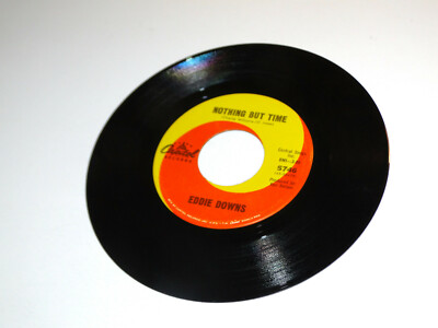 EDDIE DOWNS Nothing But Time The Great Tear Maker 45 VINYL RECORD Capitol