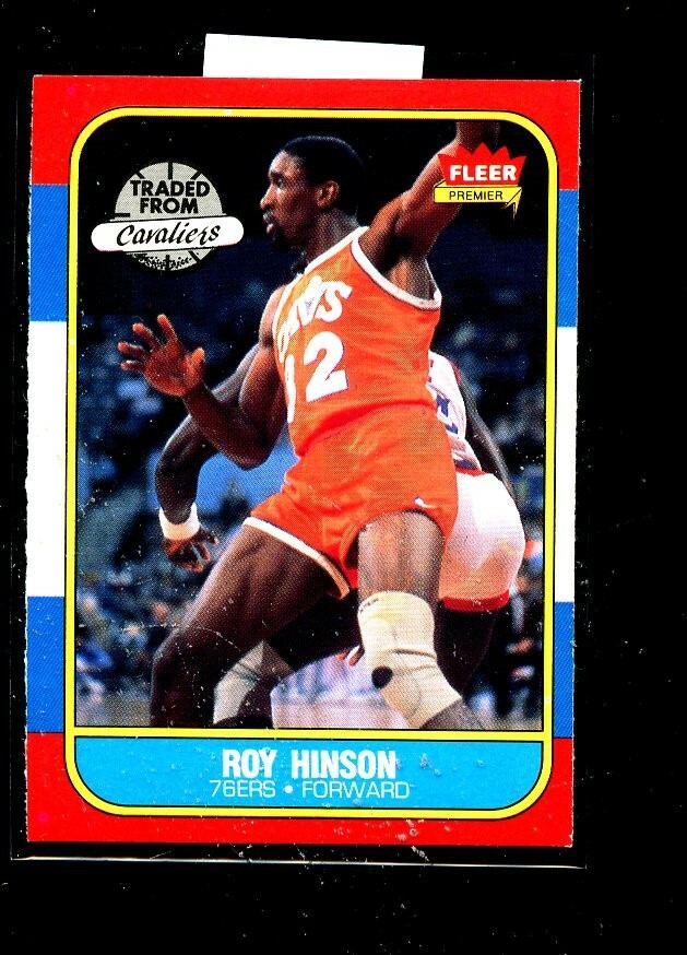 1986 FLEER #46 ROY HINSON 76ERS NM+ E03250