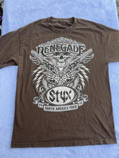 Styx North America Tour 2012 Black T Shirt Size S-5XL