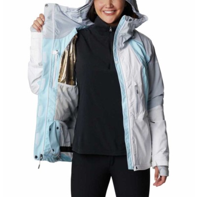 Columbia wasserdichte isolierte Damen-Skijacke Glacier View Größe L neu mit Etikett