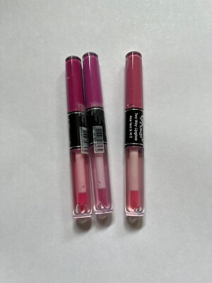 Amuse Two Way Long Lasting Lip Gloss Aloe Vera & Vitamin E - Lot Of 3 1-3-4