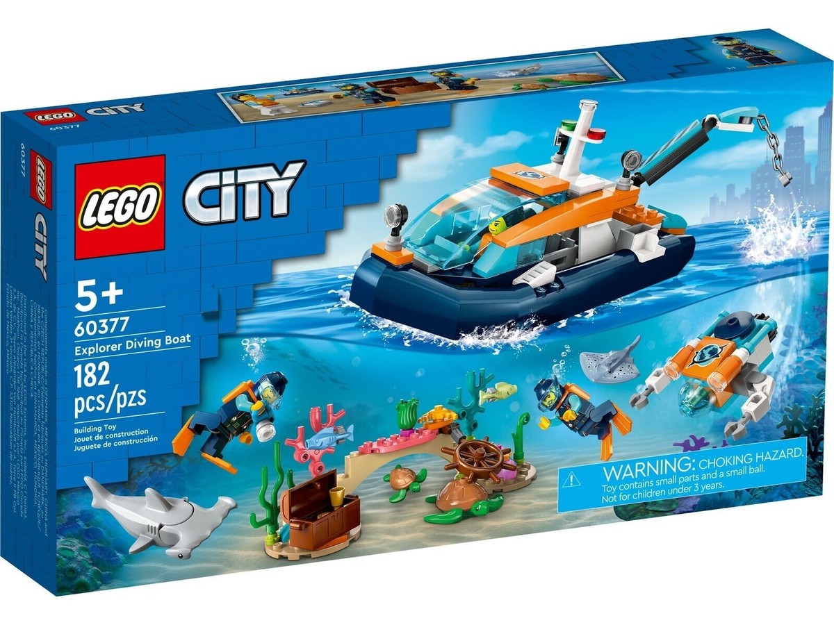 るいじー Lego City 60377 - Explorer Diving Boat NEW | eBay