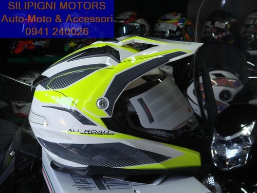 CGM 606G FORWARD GIALLO FLUO CASCO INTEGRALE MOTO ENDURO OFF ROAD FUORISTRADA - Foto 4 di 8